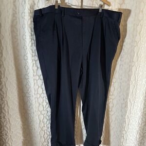 CM Gold Series Men's Pants Size 50/29 Navy Flat Front